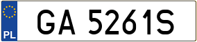 Truck License Plate